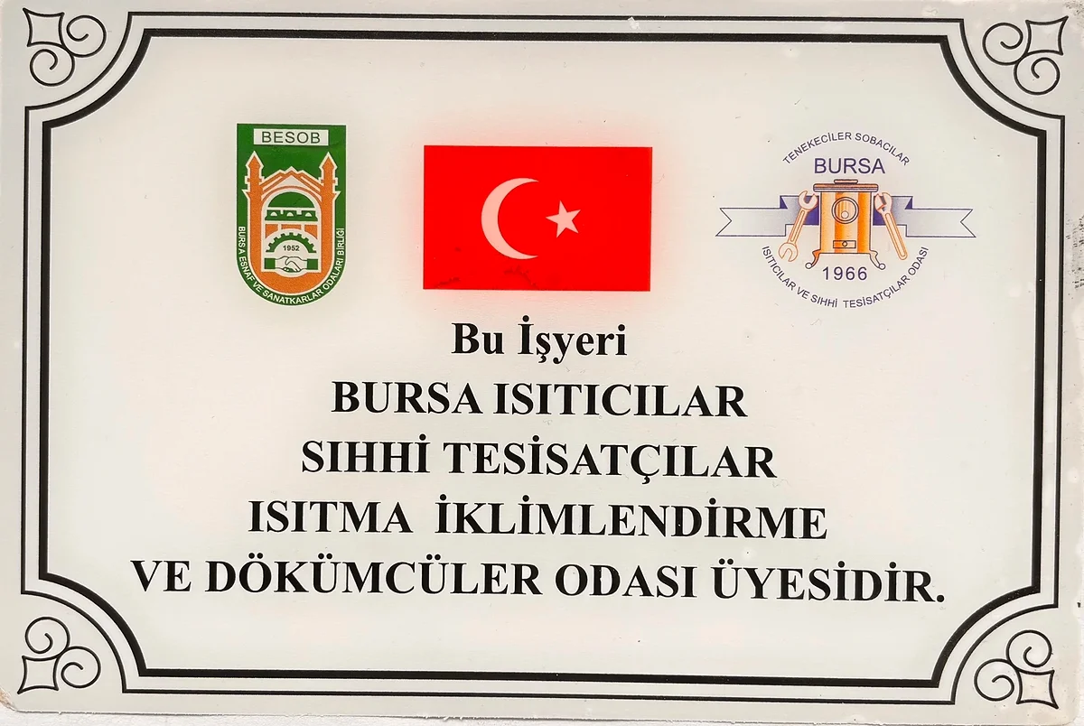 Bursa Kombi Servisi Sertifika 6